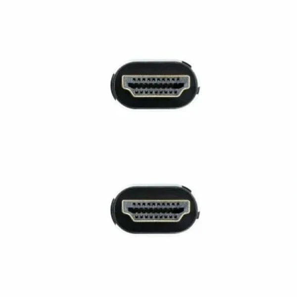 Cable HDMI 2.1 8K Nanocable 10.15.8002/ HDMI Macho - HDMI Macho/ 2m/ Negro - Imagen 3