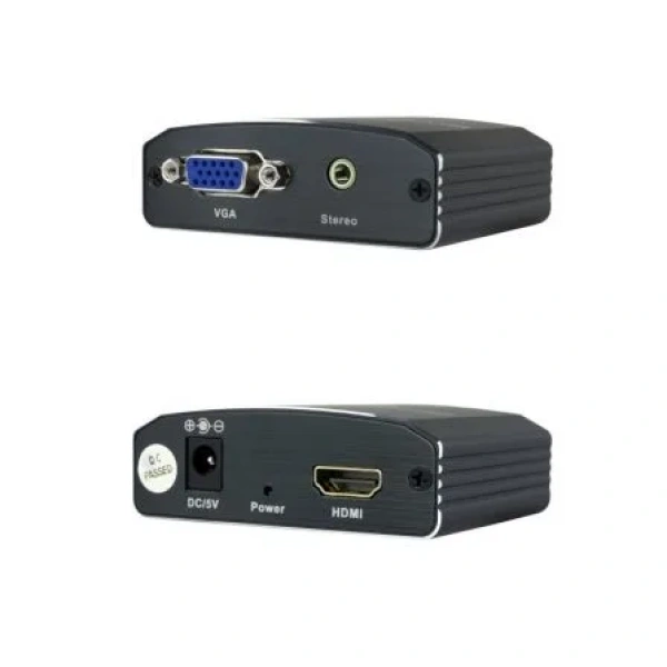 Conversor Nanocable 10.16.2101-BK/ HDMI Hembra - VGA Hembra/ Jack 3.5 Hembra/ 15cm/ Negro - Imagen 3
