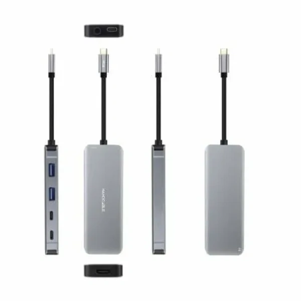 Docking Tipo-C Nanocable 10.16.1006/ 2xUSB/ 1xHDMI 4K/ 2xUSB Tipo-C/ 1xUSB Tipo-C PD - Imagen 2