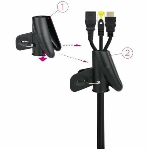 Organizador de Cables en Espiral Nanocable 10.36.0001-BK/ 1m - Imagen 2