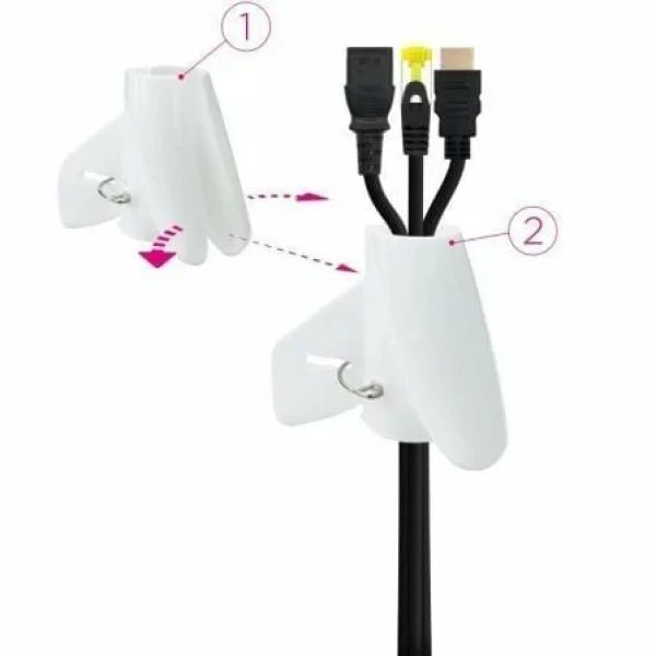 Organizador de Cables en Espiral Nanocable 10.36.0001-W/ 1m - Imagen 2