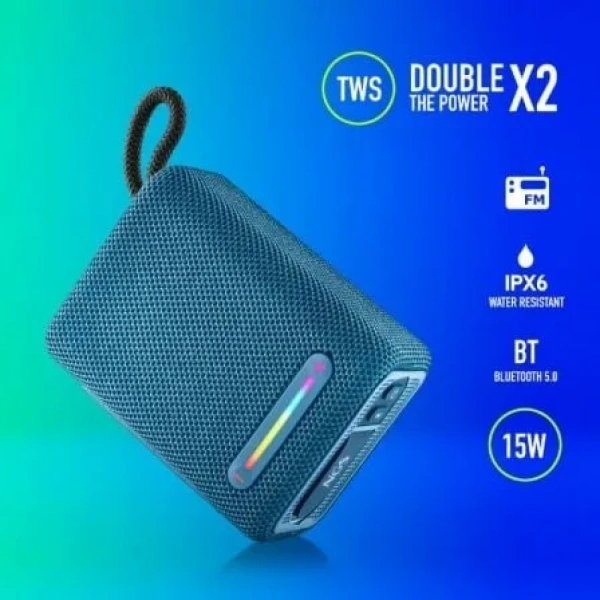 Altavoz con Bluetooth NGS Roller Furia 1/ 15W/ 2.0/ Azul - Imagen 3