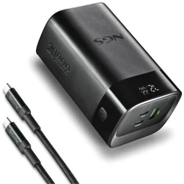 Powerbank 20000mAh NGS TWIX20/ 65W/ Compatible con Portátiles/ Negra - Imagen 3