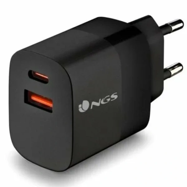 Cargador de Pared GaN NGS Bud 33W/ 1xUSB Tipo-C/ 1xUSB/ 33W - Imagen 2