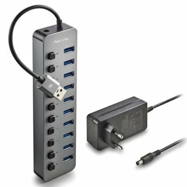 Hub USB NGS IHUB10/ 10xUSB 3.0 - Imagen 3