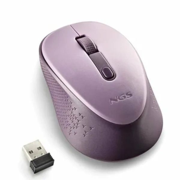Ratón Inalámbrico NGS Dew Lilac/ Hasta 1600 DPI/ Lila - Imagen 3