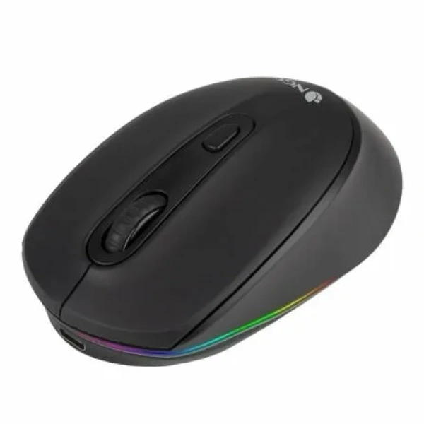 Ratón Inalámbrico por Bluetooth NGS Smog-RB/ Batería recargable/ Hasta 1600 DPI/ Negro - Imagen 2
