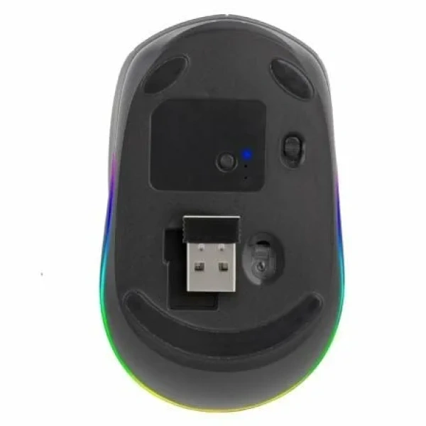 Ratón Inalámbrico por Bluetooth NGS Smog-RB/ Batería recargable/ Hasta 1600 DPI/ Negro - Imagen 3