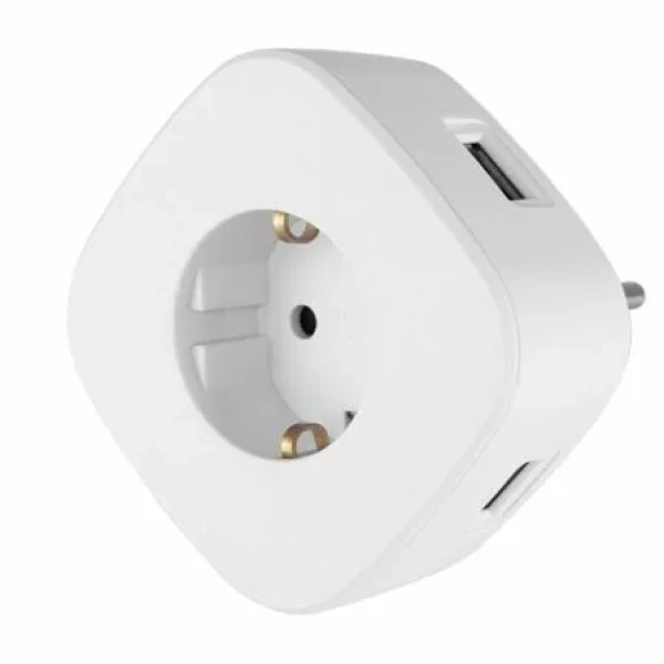 Enchufe Orbegozo EN 1500/ 1 Toma Schuko/ 3 Tomas USB