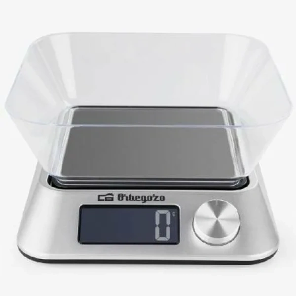 Báscula de Cocina Electrónica Orbegozo PC 1030/ hasta 5kg/ Plata - Imagen 2