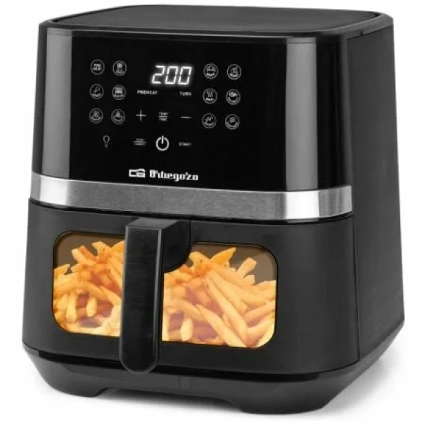 Freidora por Aire Airfryer / Sin Aceite Orbegozo FDR 68/ 1800W/ Capacidad 6.5L - Imagen 2