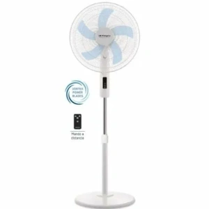 Ventilador de Pie Orbegozo SF 1340 / 45W/ 5 Aspas 40cm/ 3 velocidades