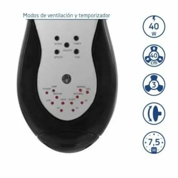 Ventilador de Pared Orbegozo WF 0243/ 40W/ 3 Aspas 40cm/ 3 velocidades - Imagen 2