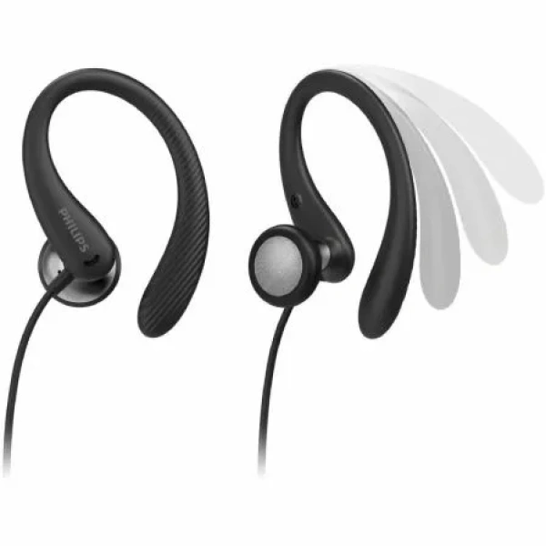 Auriculares Deportivos Philips TAA1105BK/ con Micrófono/ Jack 3.5/ Negros - Imagen 2