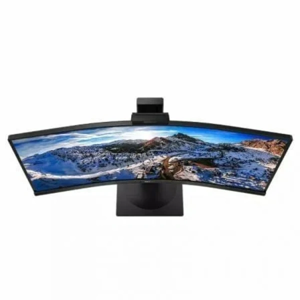 Monitor Profesional Ultrapanorámico Curvo Philips 346P1CRH 34"/ WQHD/ Webcam/ Multimedia/ Regulable en altura/ Negro - Imagen 3