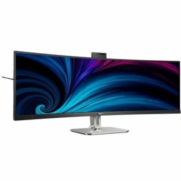 Monitor Profesional Ultraparonámico Curvo Philips 49B2U6903CH 48.8"/ Dual QHD/ Multimedia/ Regulable en altura/ Webcam/ Negro - Imagen 2