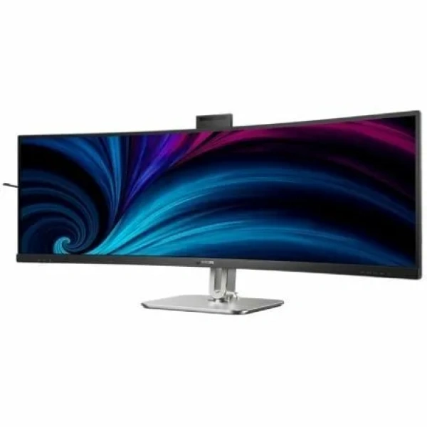 Monitor Profesional Ultraparonámico Curvo Philips 49B2U6903CH 48.8"/ Dual QHD/ Multimedia/ Regulable en altura/ Webcam/ Negro - Imagen 3