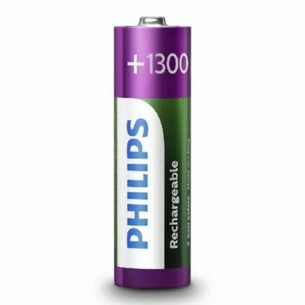 Pack de 4 Pilas AA Philips R6B4A130/10/ 1.2V/ Recargables - Imagen 2