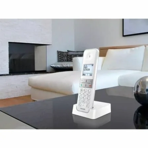 Teléfono Inalámbrico Philips D4701W/34/ Blanco - Imagen 3
