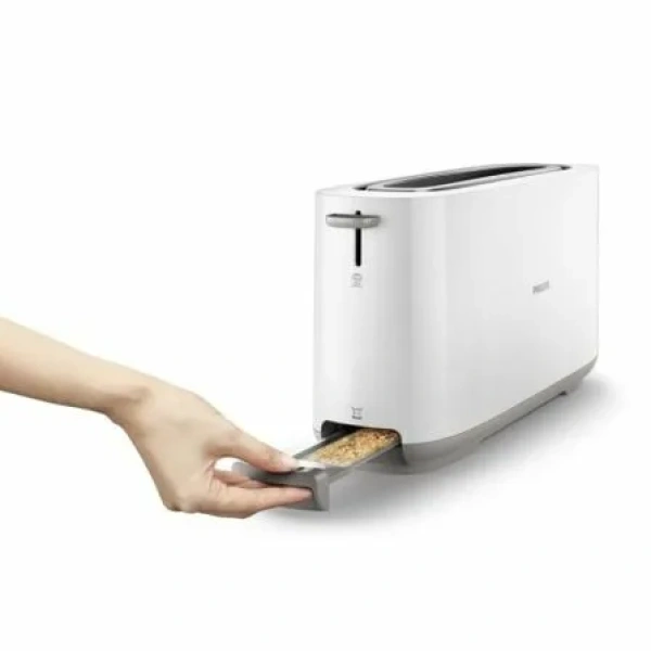Tostador Philips Daily Collection HD2590/ 1030W/ Blanco - Imagen 2