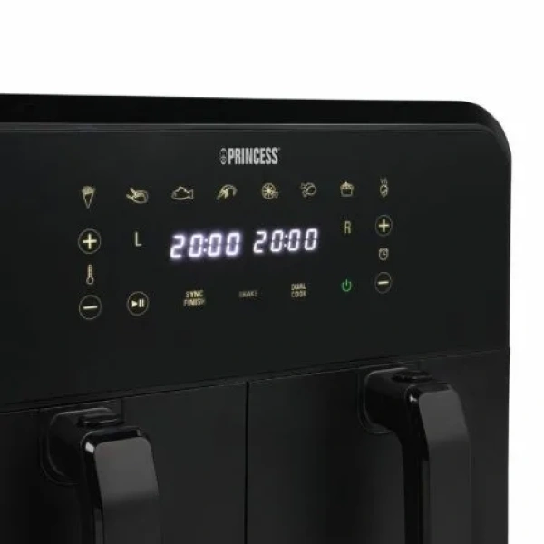 Freidora por Aire Airfryer / Sin Aceite Princess Double Basket Airfryer 182068/ 2400W/ Capacidad 8L - Imagen 3