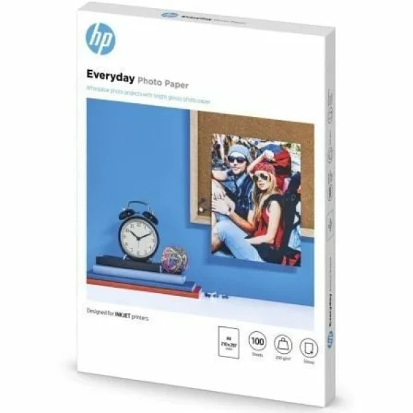 Papel Fotográfico HP Everyday Q2510A/ DIN A4/ 200g/ 100 Hojas - Imagen 2