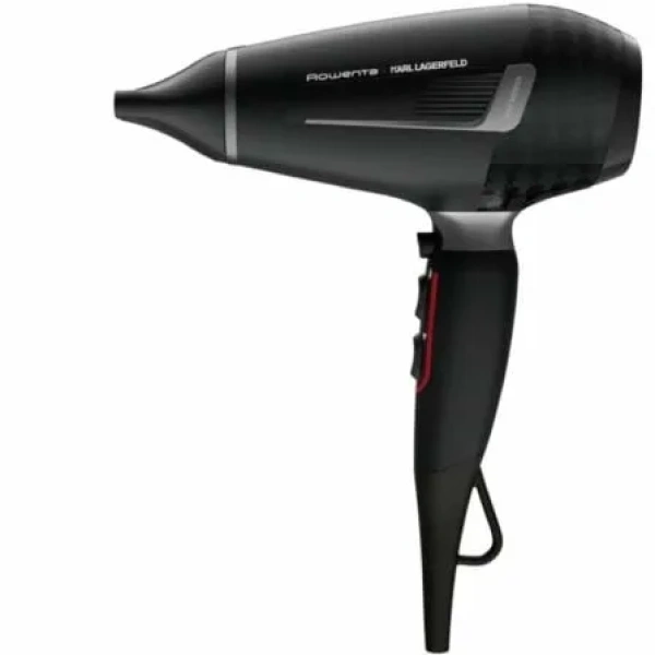 Secador Rowenta K/PRO Stylist Karl Lagerfeld/ 2200W/ Iónico/ Negro - Imagen 2
