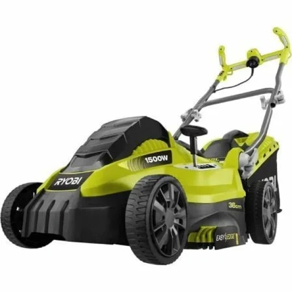 Cortacésped Ryobi RLM15E36H/ 1500W/ Corte Ø36cm/ Incluye Recolector de Hierba 45L y Adaptador Mulching - Imagen 2