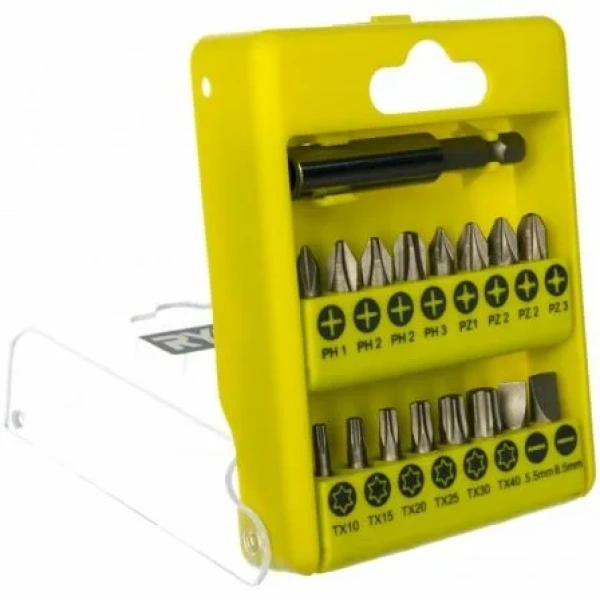 Estuche de 21 Puntas para Atornillar Ryobi RAK17SD - Imagen 2