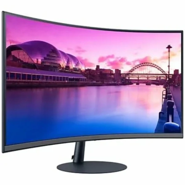 Monitor Curvo Samsung Essential Monitor S39C S27C390EAU/ 27"/ Full HD/ Multimedia/ Negro - Imagen 2