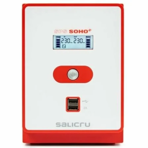 SAI Línea Interactiva Salicru SPS 1600 SOHO+/ 1600VA-960W/ 4 Salidas/ Formato Torre - Imagen 2