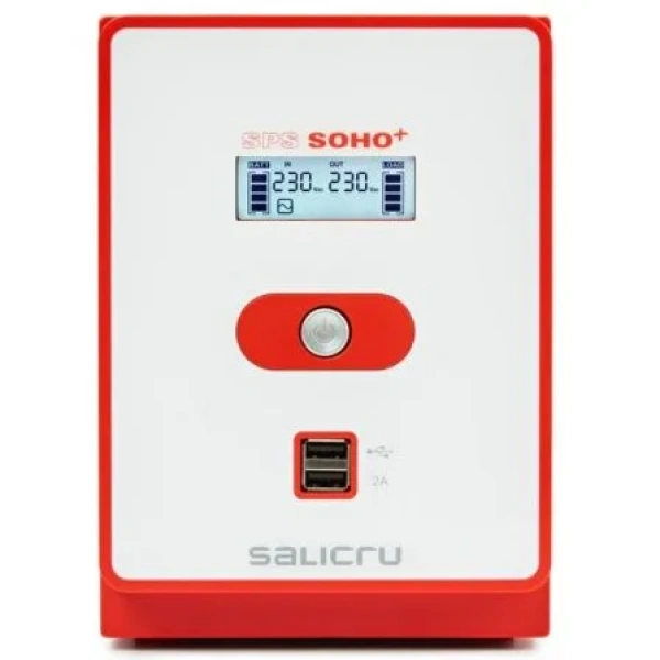SAI Línea Interactiva Salicru SPS 1200 SOHO+/ 1200VA-720W/ 4 Salidas/ Formato Torre - Imagen 2