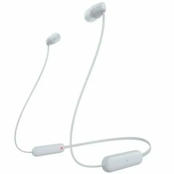 Auriculares Inalámbrico Intrauditivos Sony WI-C100/ con Micrófono/ Bluetooth/ Blancos