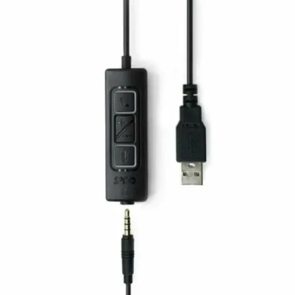 Auriculares SPC Brave Pro/ con Micrófono/ Jack 3.5/ USB/ Negros - Imagen 3