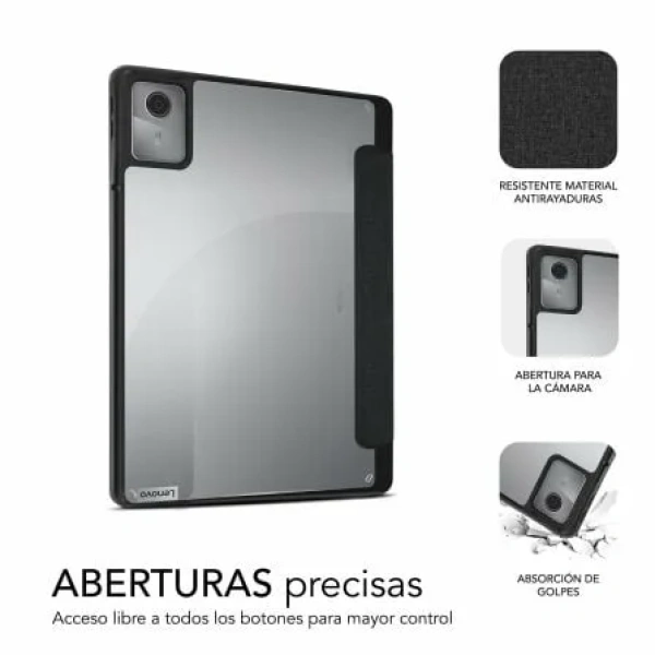 Funda Subblim Clear Shock Case CST-5SC130 para Tablet Lenovo M11 de 11"/ Negra - Imagen 3