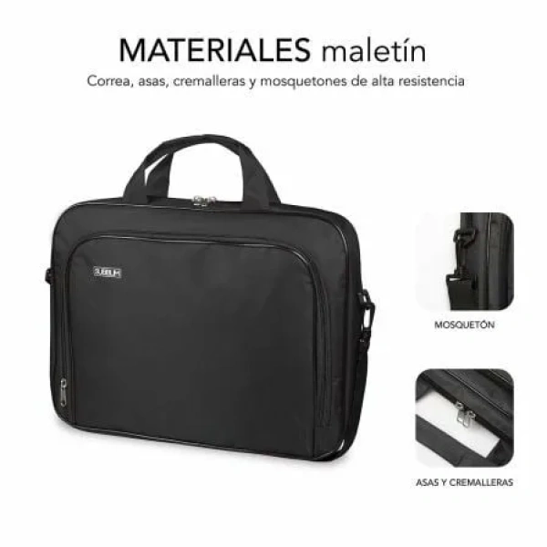 Maletín Subblim Oxford para Portátiles hasta 14"/ Negro - Imagen 3