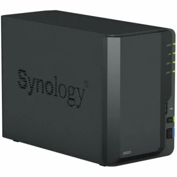NAS Synology Diskstation DS223/ 2 Bahías 3.5"- 2.5"/ 2GB DDR4/ Formato Torre - Imagen 2