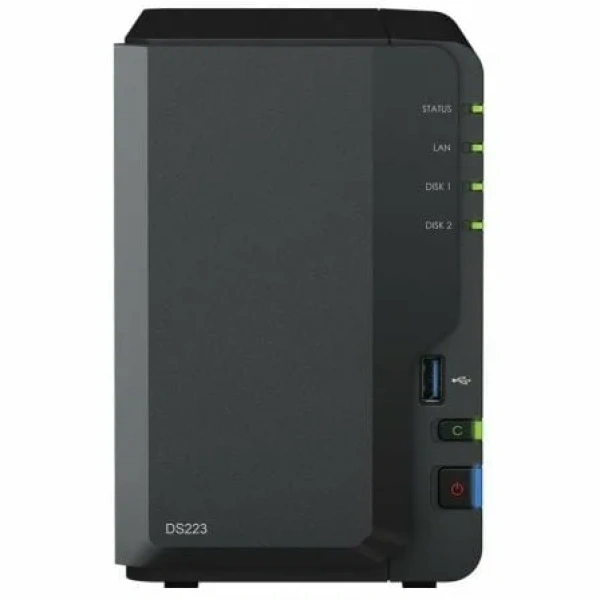 NAS Synology Diskstation DS223/ 2 Bahías 3.5"- 2.5"/ 2GB DDR4/ Formato Torre - Imagen 3