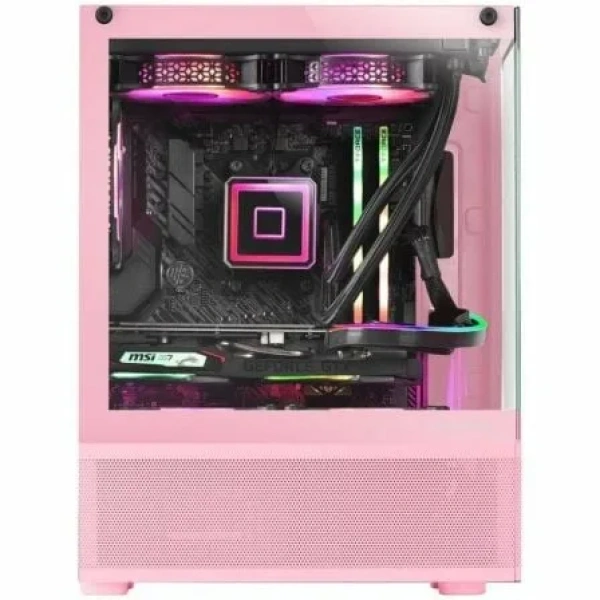 Caja Gaming Minitorre Mars Gaming MC-SE/ Rosa - Imagen 2