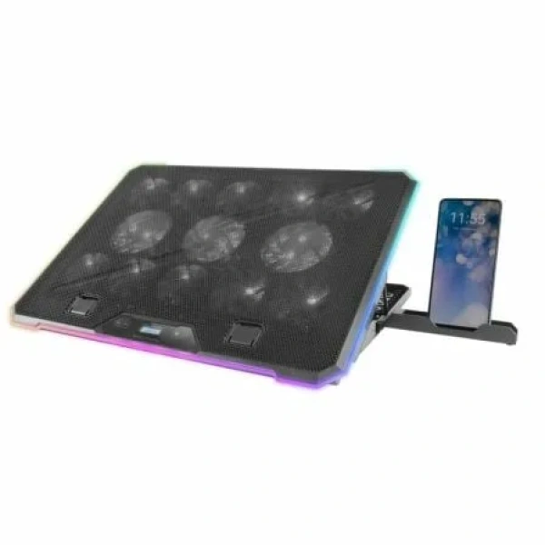 Soporte Refrigerante Mars Gaming MNBC13 para Portátiles hasta 17"/ Iluminación LED - Imagen 2