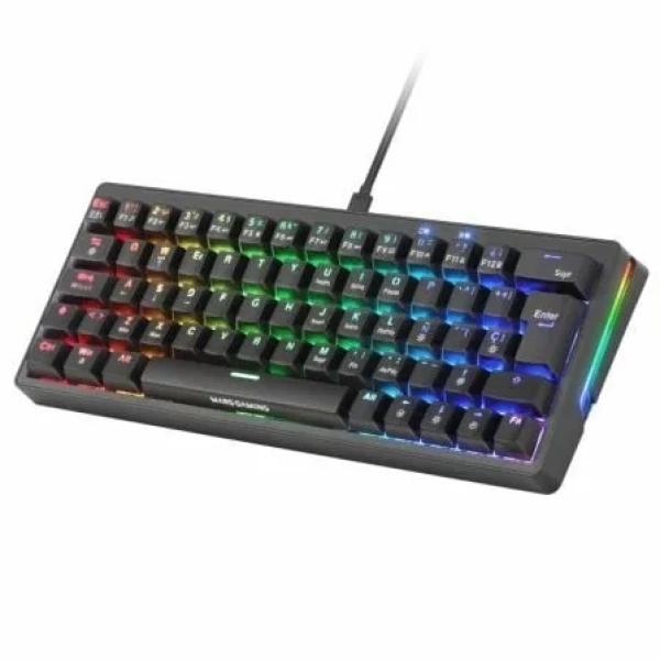Teclado Gaming Mecánico Mars Gaming MKMINIPRO/ Switch Azul/ Negro - Imagen 3