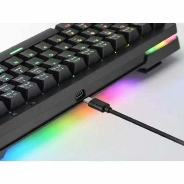 Teclado Gaming Mecánico Mars Gaming MKMINIPRO/ Switch Marrón/ Negro - Imagen 2