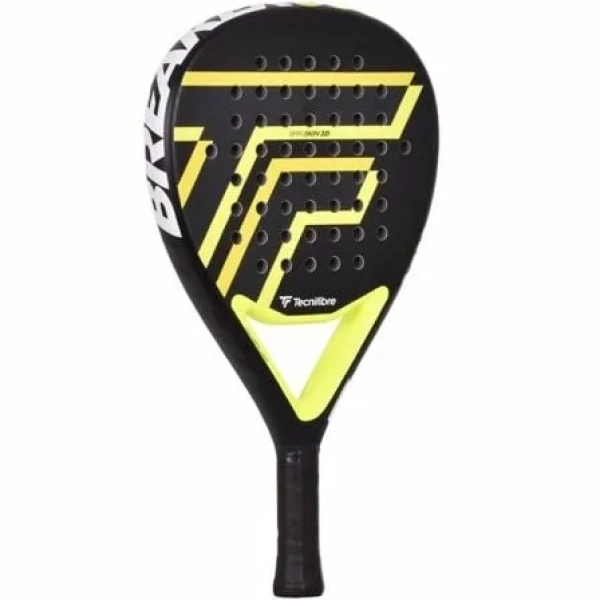 Pala de Pádel Tecnifibre Wall Breaker 360/ Amarilla y Negra - Imagen 2