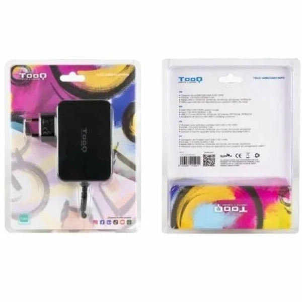 Cargador de Portátil GaN TooQ TQLC-USBCGAN100PD USB Tipo-C/ 100W/ Automático/ Voltaje 5-20V - Imagen 3