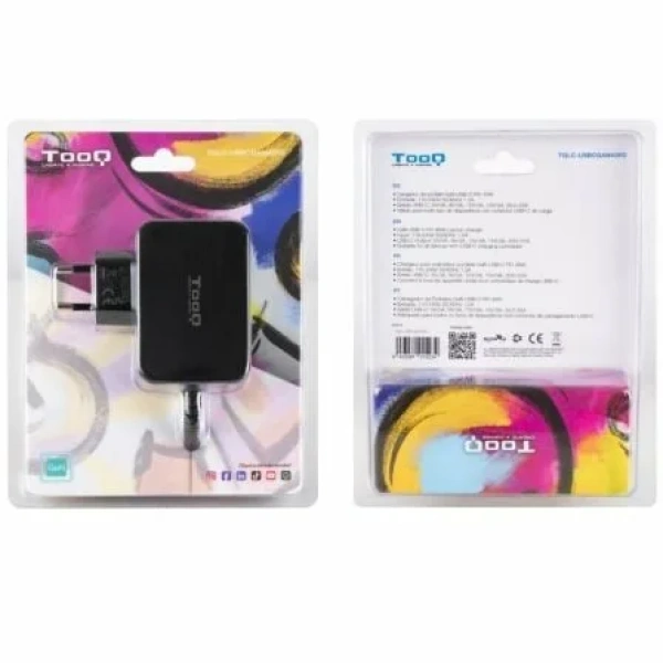 Cargador de Portátil GaN TooQ TQLC-USBCGAN45PD USB Tipo-C/ 45W/ Automático/ Voltaje 5-20V - Imagen 3