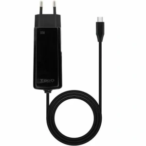 Cargador de Portátil GaN TooQ TQLC-USBCGAN90PD-C USB Tipo-C/ 90W/ Automático/ Voltaje 5-20V