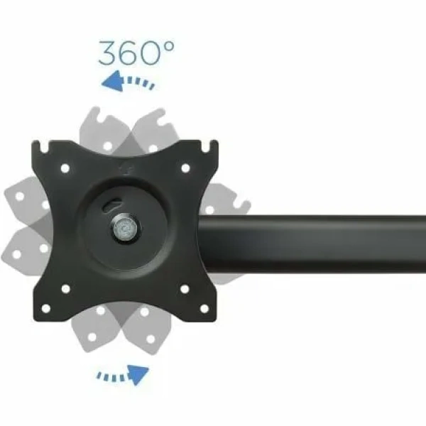 Soporte de Mesa para 3 Monitores TooQ DB1327TN-B/ Giratorio/ Inclinable/ hasta 8kg - Imagen 3