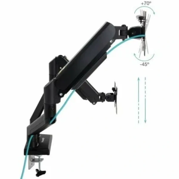 Soporte de Mesa para 2 Monitores TooQ DB1434TNR-B/ hasta 10kg - Imagen 2