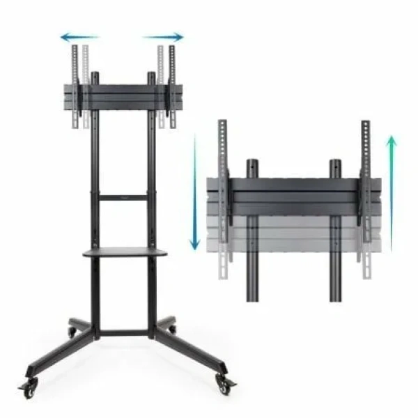 Soporte de Suelo Inclinable con Ruedas TooQ FS1170M-B para TV de 37-70"/ hasta 50kg - Imagen 2