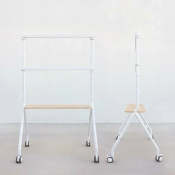 Soporte de Suelo con Ruedas TooQ iLOVE FS20207M-W para TV de 49-80"/ hasta 50kg - Imagen 2